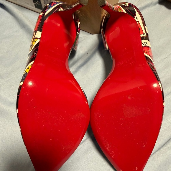 Christian Louboutin Multicolor Graphic Heels